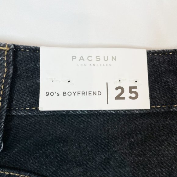 PacSun Jeans 90's Boyfriend Light and Dark Wash 25 - Picture 3 of 8